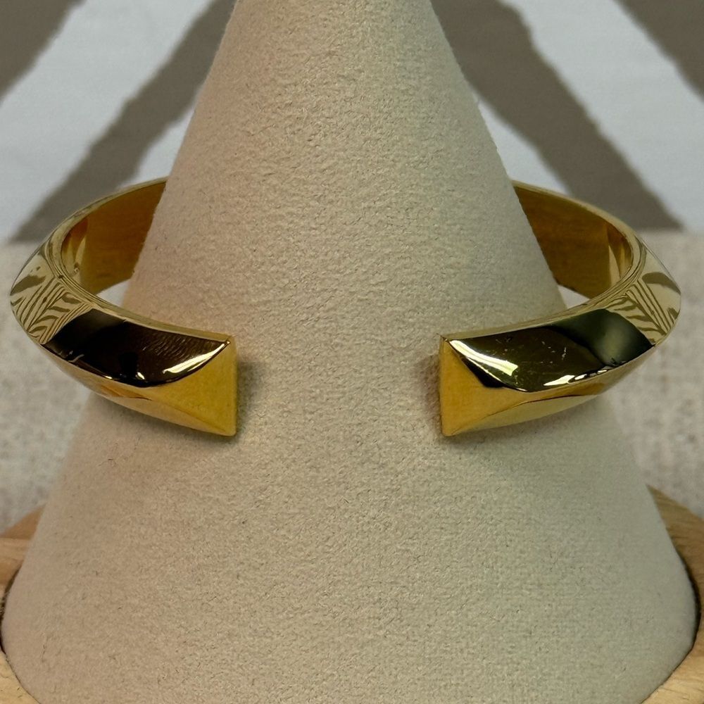 Kate Spade Gold Open Cuff Hinged Bracelet